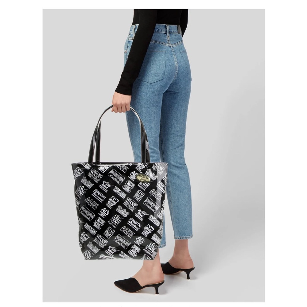 ALEXANDER WANG SOUVENIR CAPSULE Tote Bag Large Varnished Panel used twice
